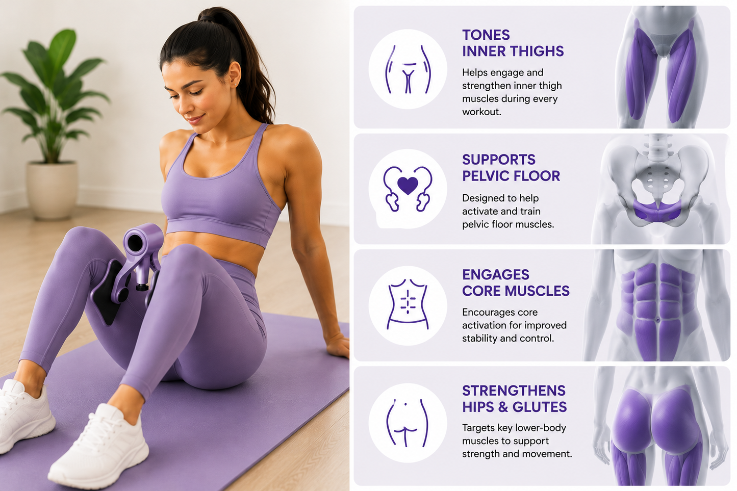 Pelvic Floor trainer - Thigh and Pelvic Floor Trainer